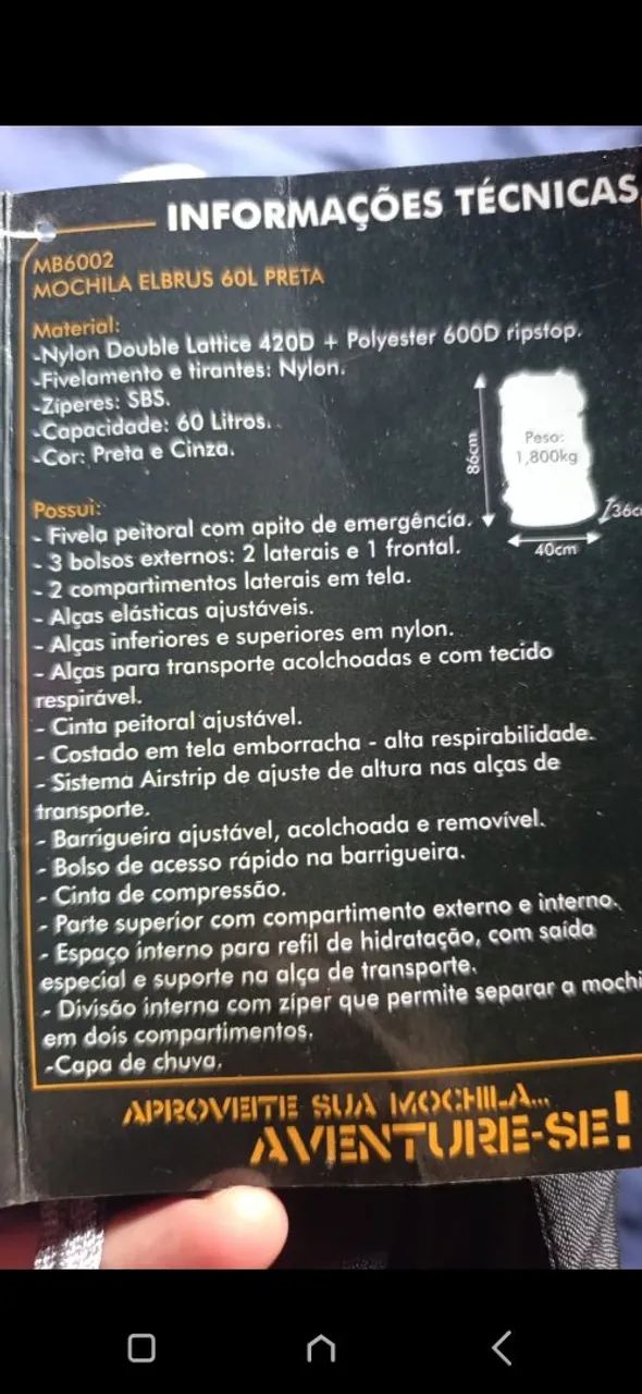 Mochila Max Camping - Foto 3