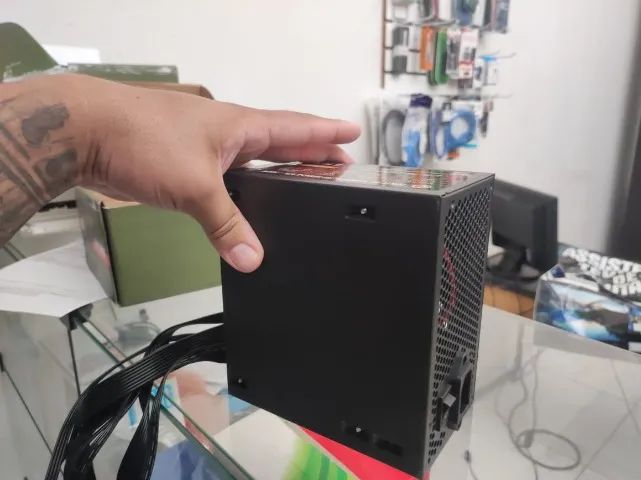 Fonte ATX 500W Bivolt automática - Nova - Foto 4