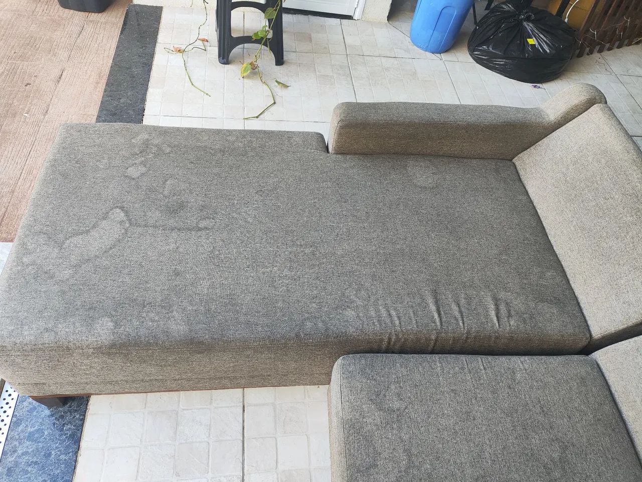 Sofá com chaise, 3 lugares - Foto 2