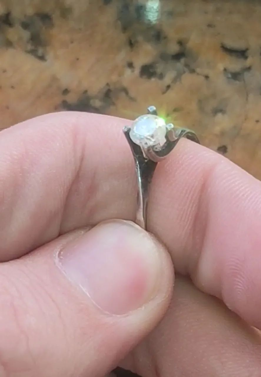 Aliança com diamante  - Foto 3