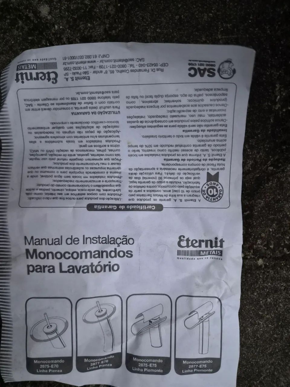 Bica para lavatório Eternit  - Foto 4