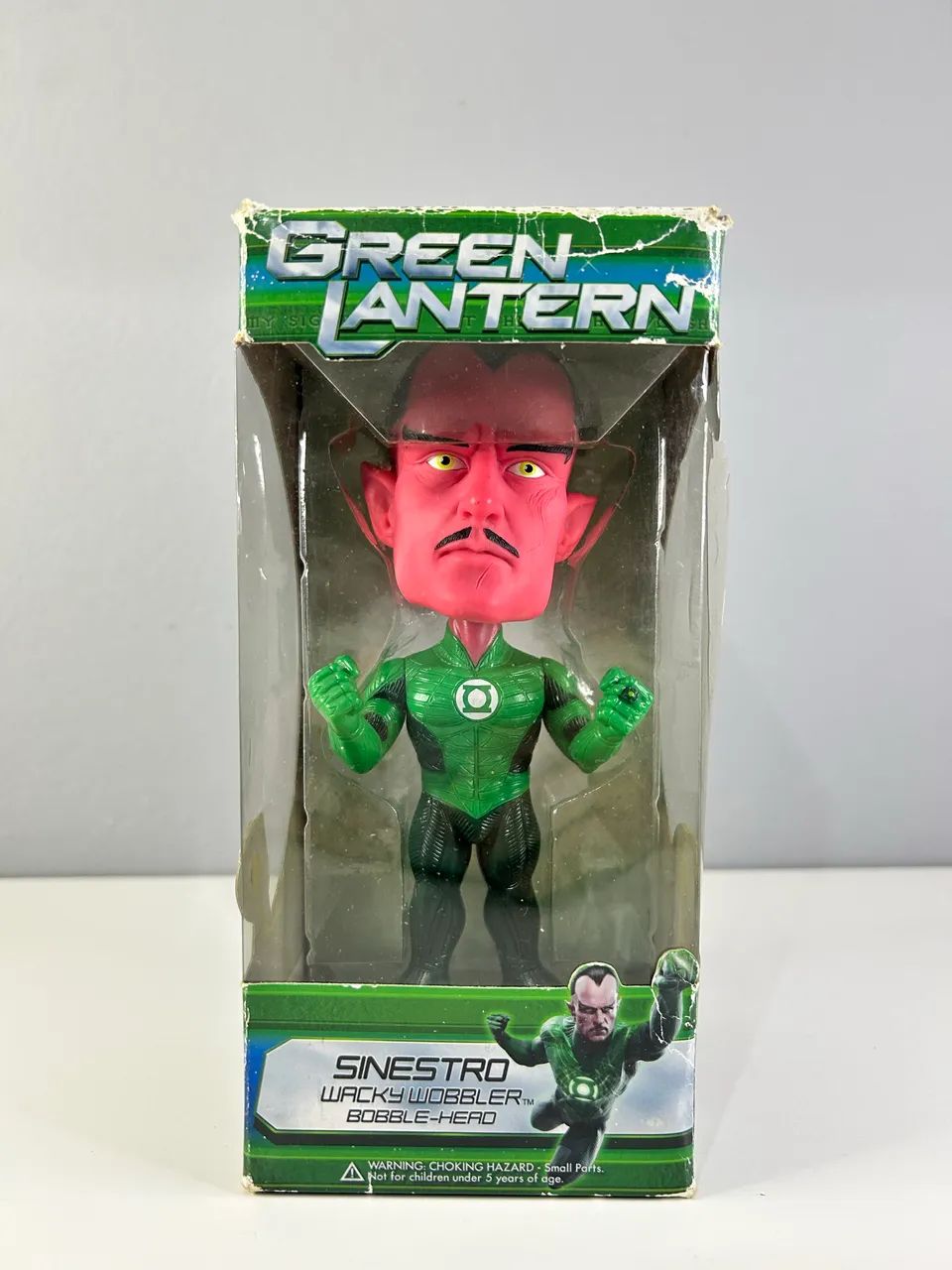 Boneco Action figure Sinestro Funko Bobblehead 