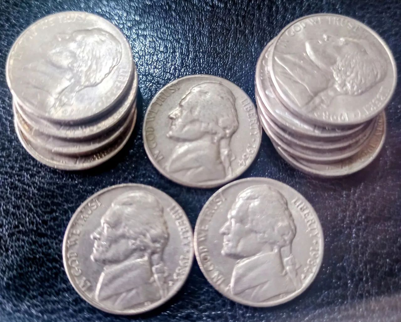 14 Moedas Americanas 5 cents - Foto 2