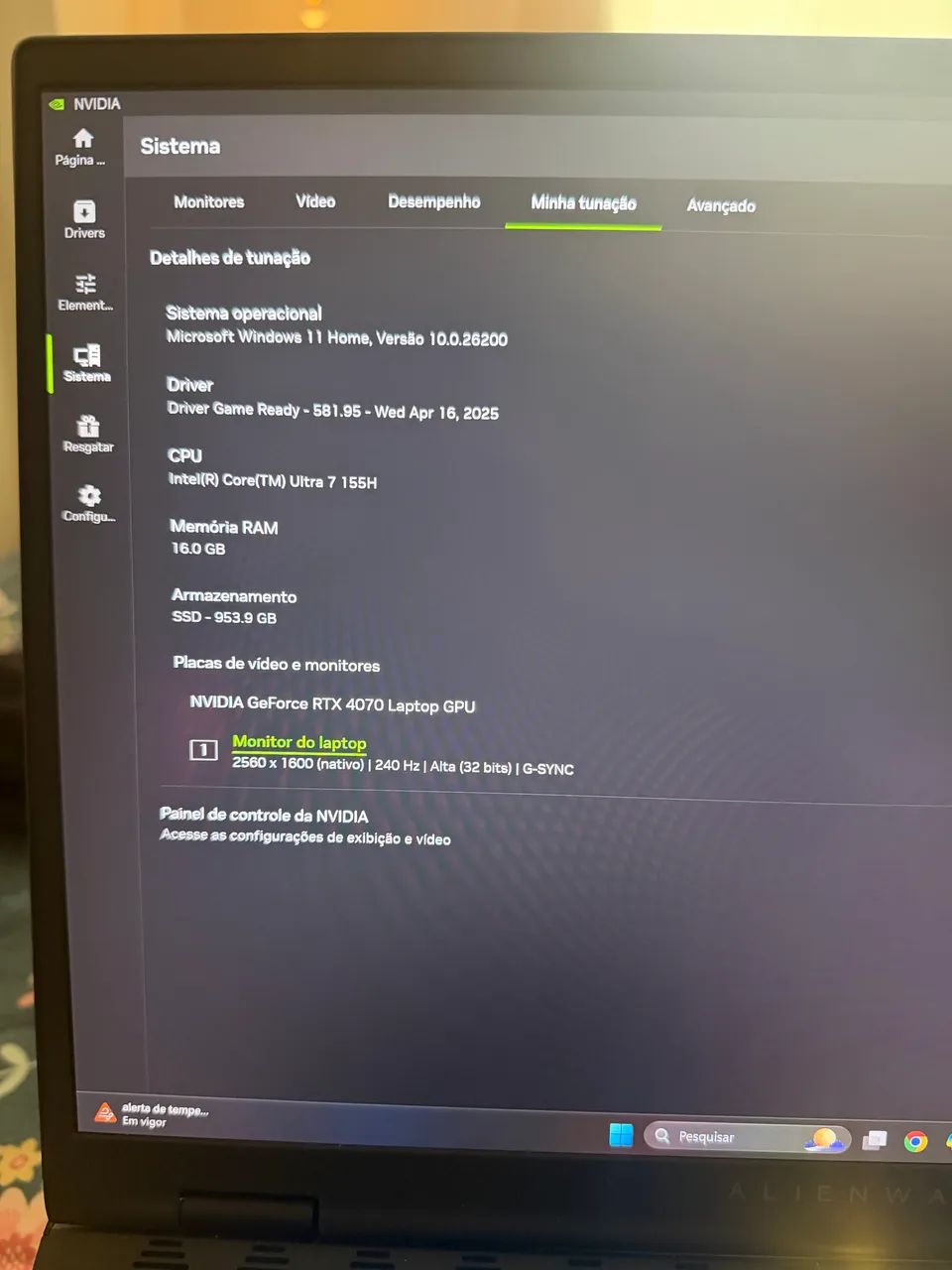 Notebook Alienware  - Foto 3