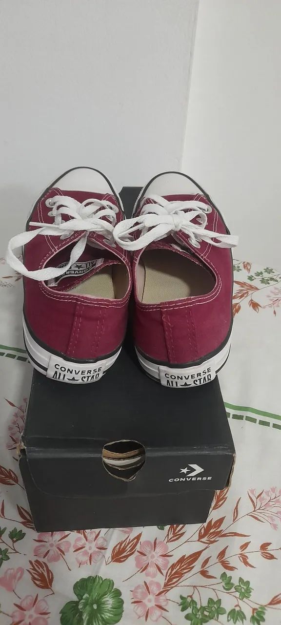 All Star original bordô n°34 (calça 35) - Foto 3