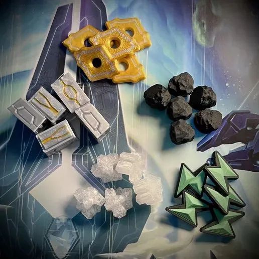 Andromeda's Edge Completo + Insert PLA + Miniaturas + Tokens 3D + Cartas Sleevadas - Foto 5