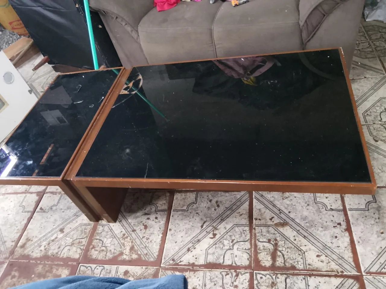 Mesa canto pra sala 