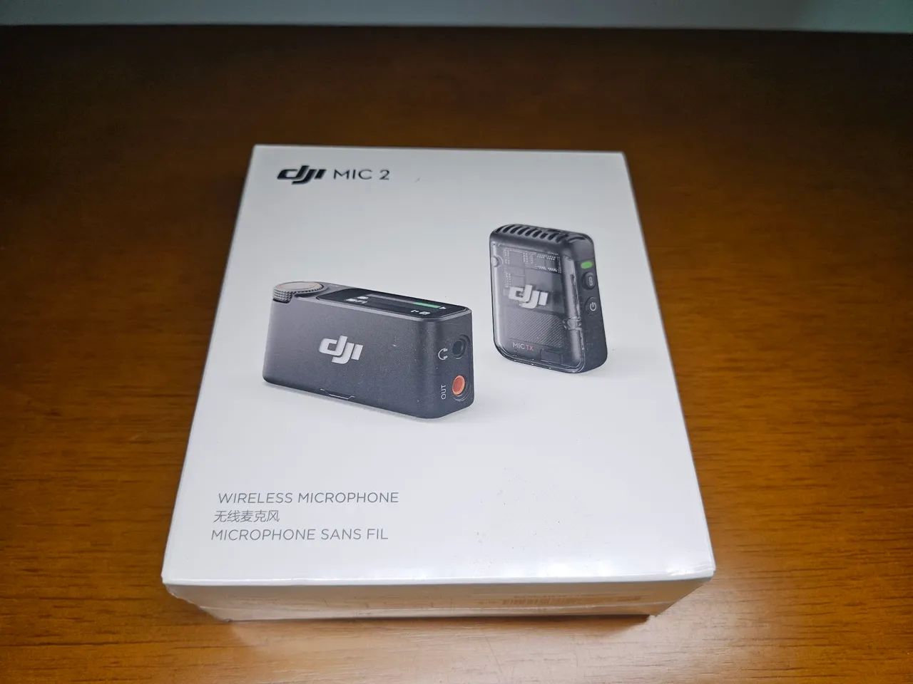 Microfone DJI Mic 2 com receptor 