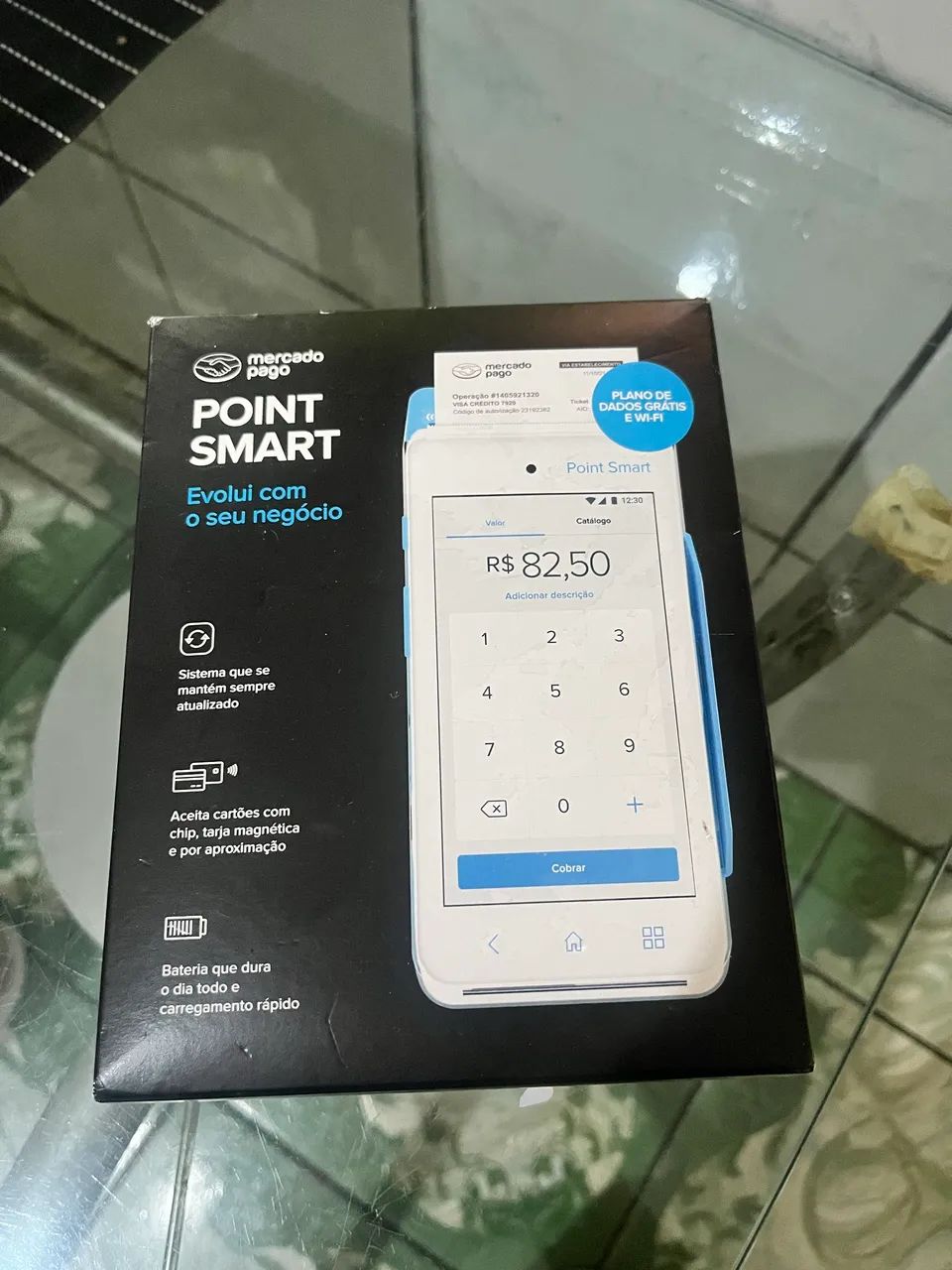 Maquininha de cartão POINT SMART  - Foto 4