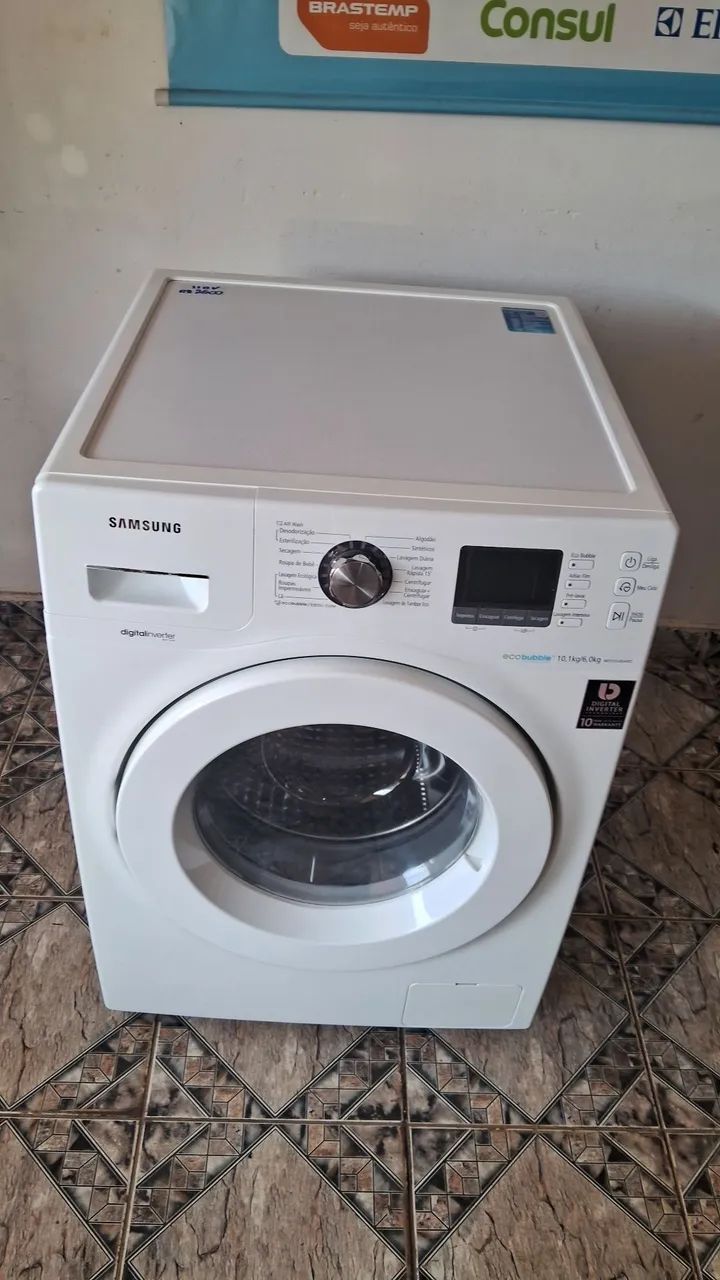 Vendo lava e seca samsung eco bubbe 10kg 110 v