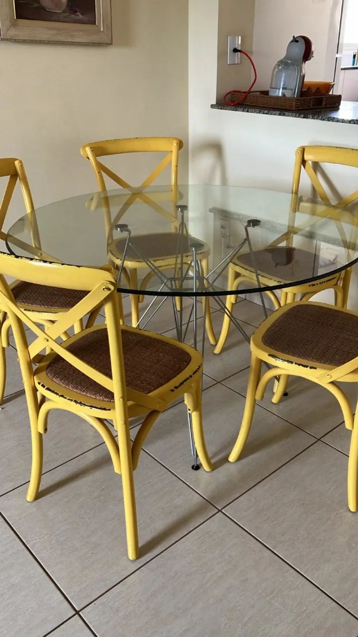 Mesa de jantar com cadeiras - Foto 2