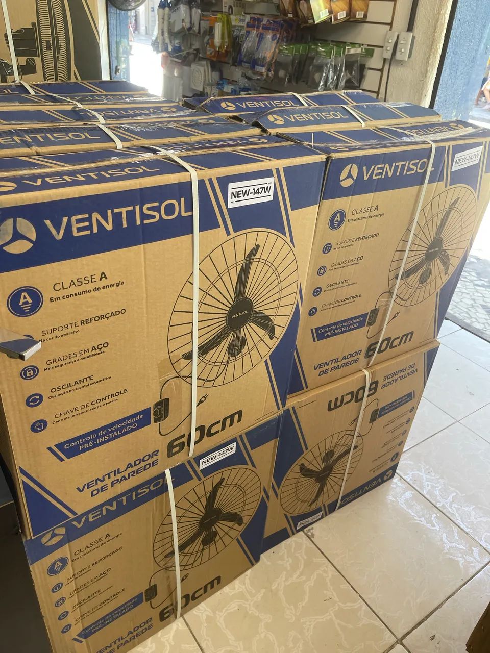 Ventilador new 60cm parede  - Foto 4