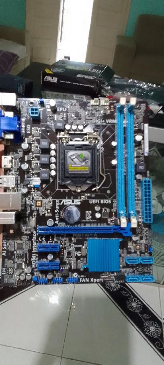 Placa mãe Asus ddr3 nova e barato - Foto 2