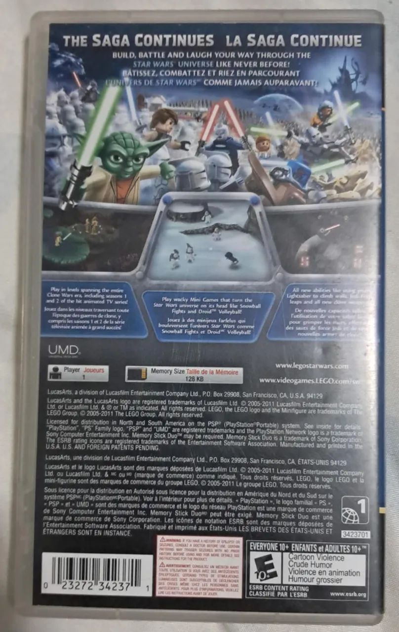 Star Wars Lego PSP com caixa - Foto 3