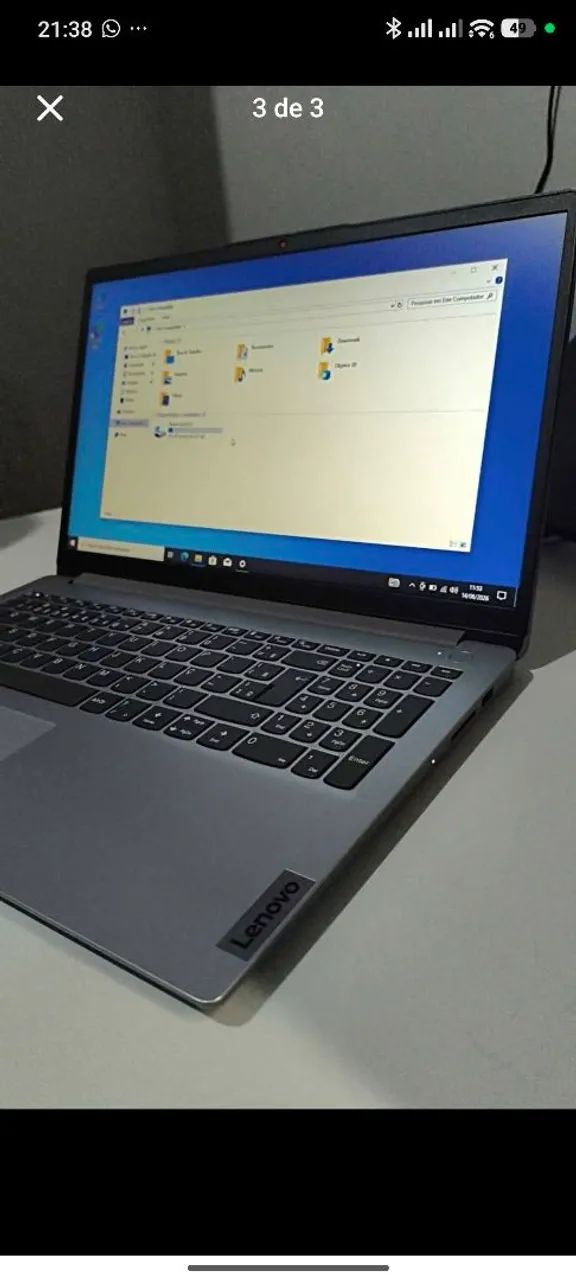 Notebook Lenovo Ryzen 3 7250 - Foto 2
