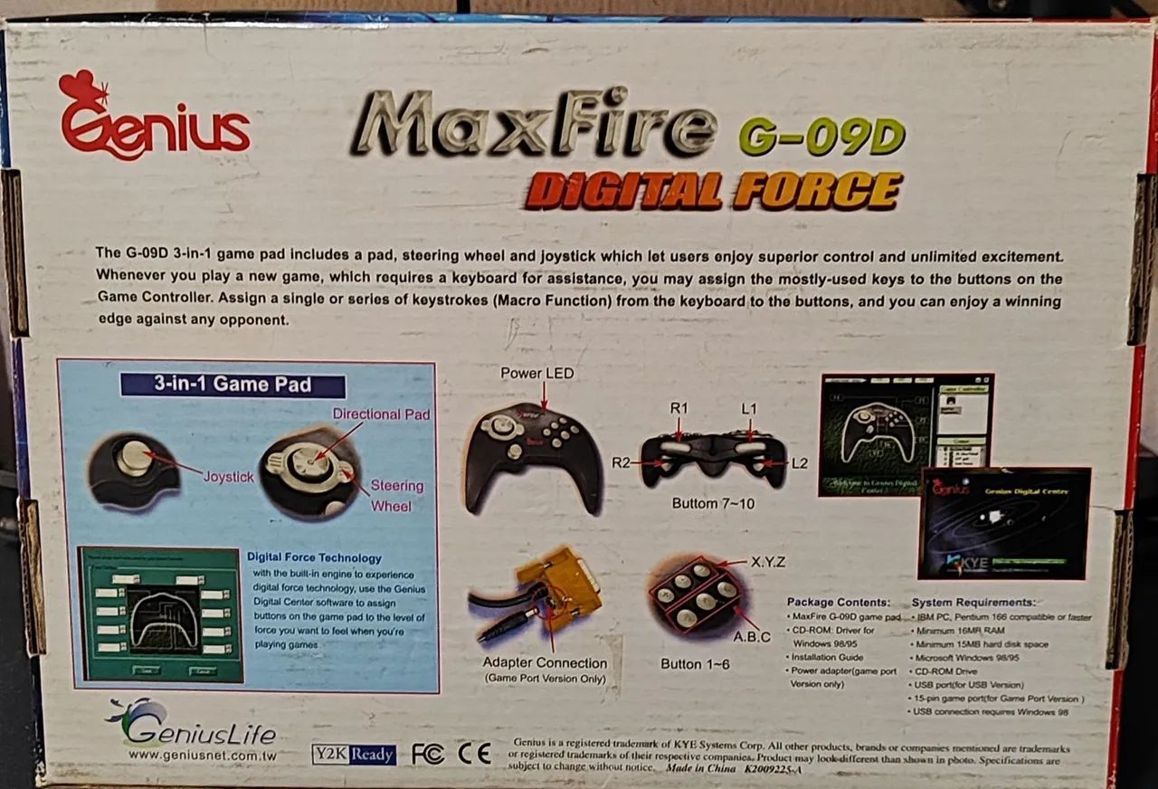 Gamepad Genius maxfire G-09D - Foto 2