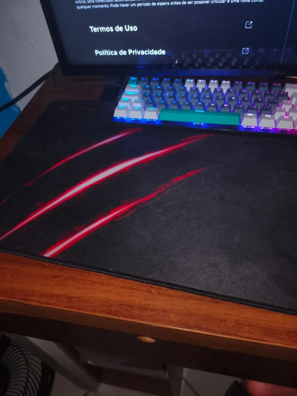 Teclado + Mouse + Mousepad | Setup Gamer