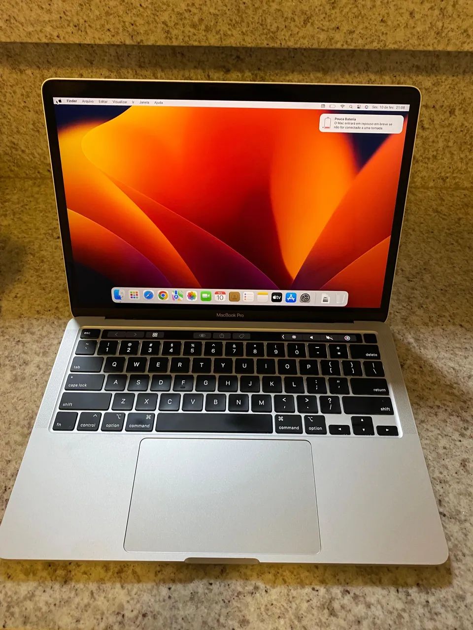 MacBook Pro 2020 Intel Core i5 Quad-Cor, 16 GB de memória 256gb