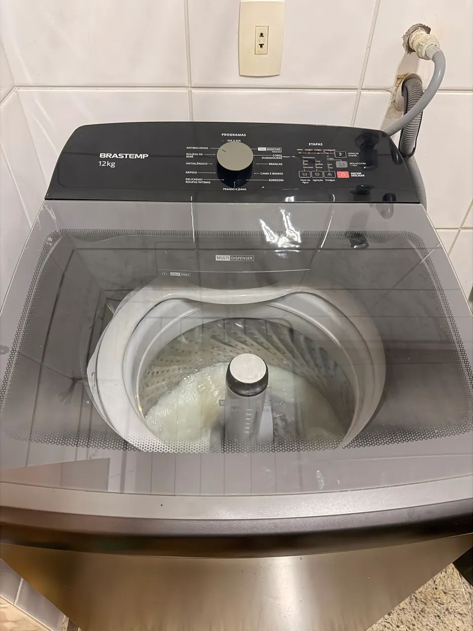 Máquina Lavar Brastemp Grafite 12kg