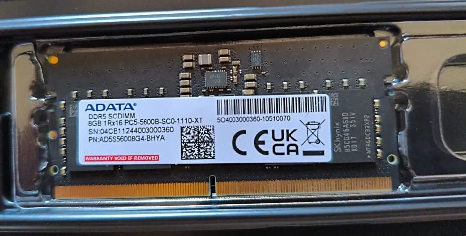 Memoria Ram Para Notebook Ddr5 8gb 5600mhz - ADATA
