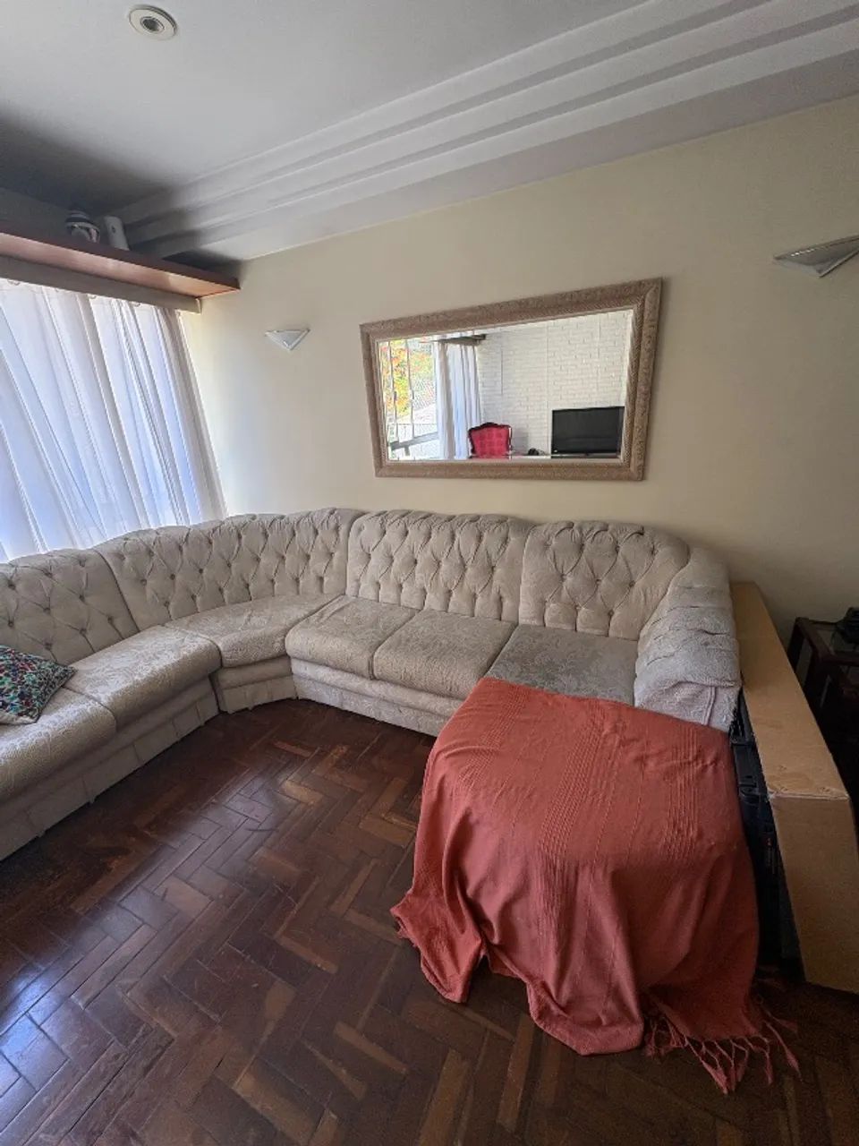 Sofá em módulo - 7 lugares - retirada na Tijuca65578361238657121