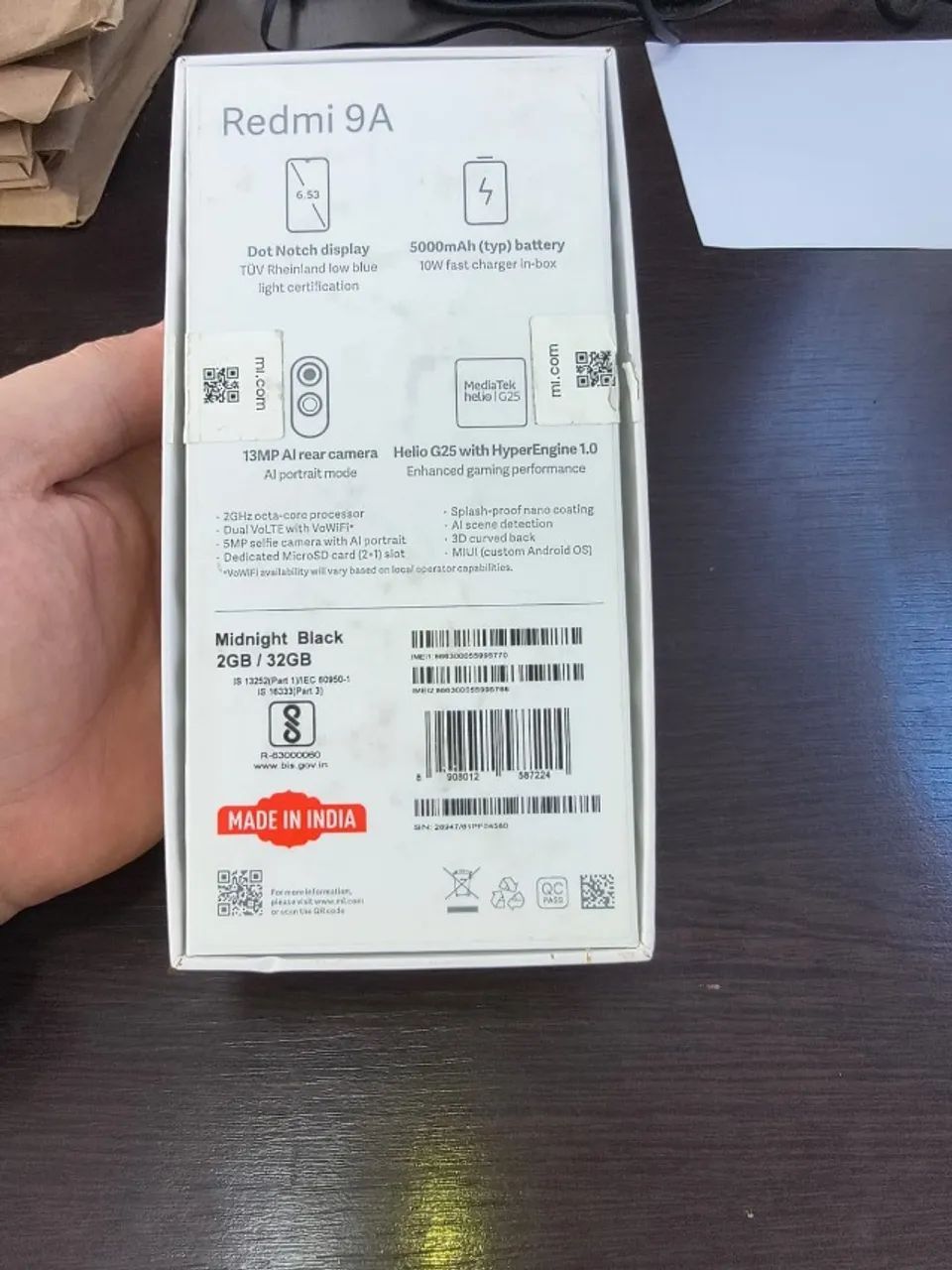 Smartphone Xiaomi Redmi 9A Preto - Foto 3