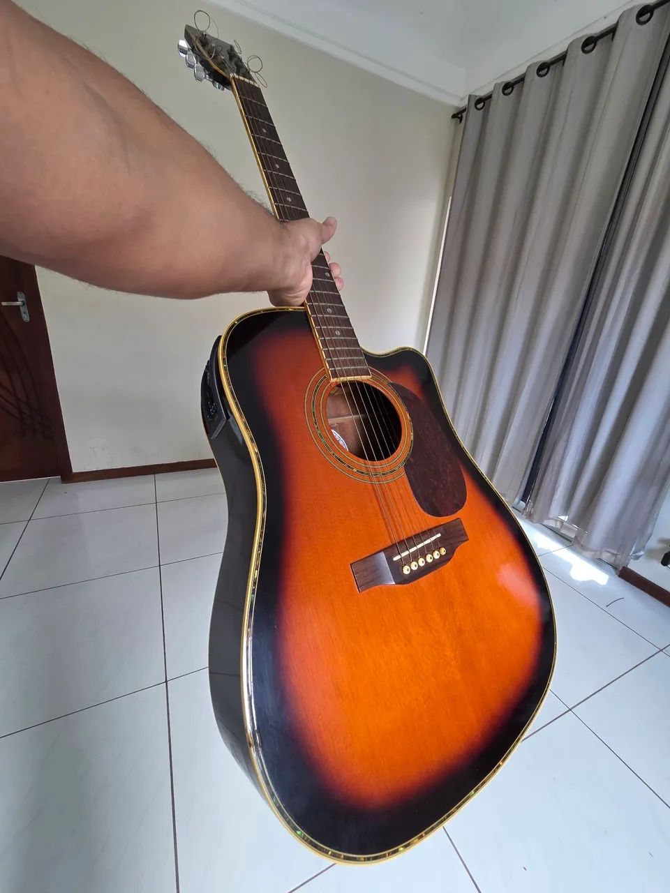 Violão Elétrico Aço (Usado)  - Foto 2