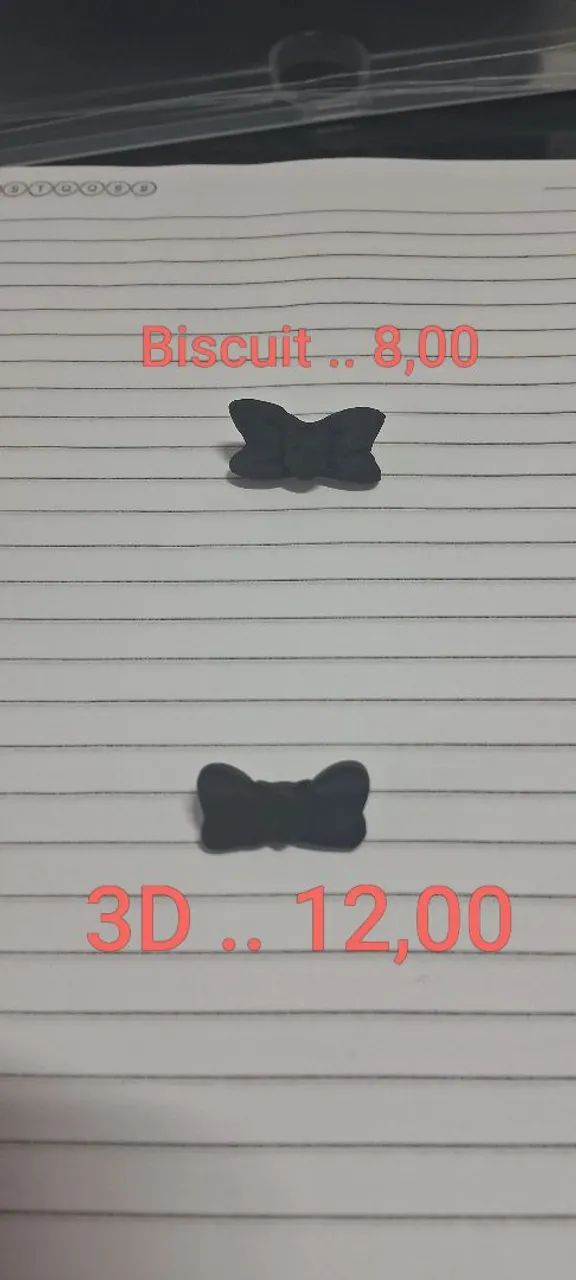 Laço (biscuit ou 3D) cauda Catrine 