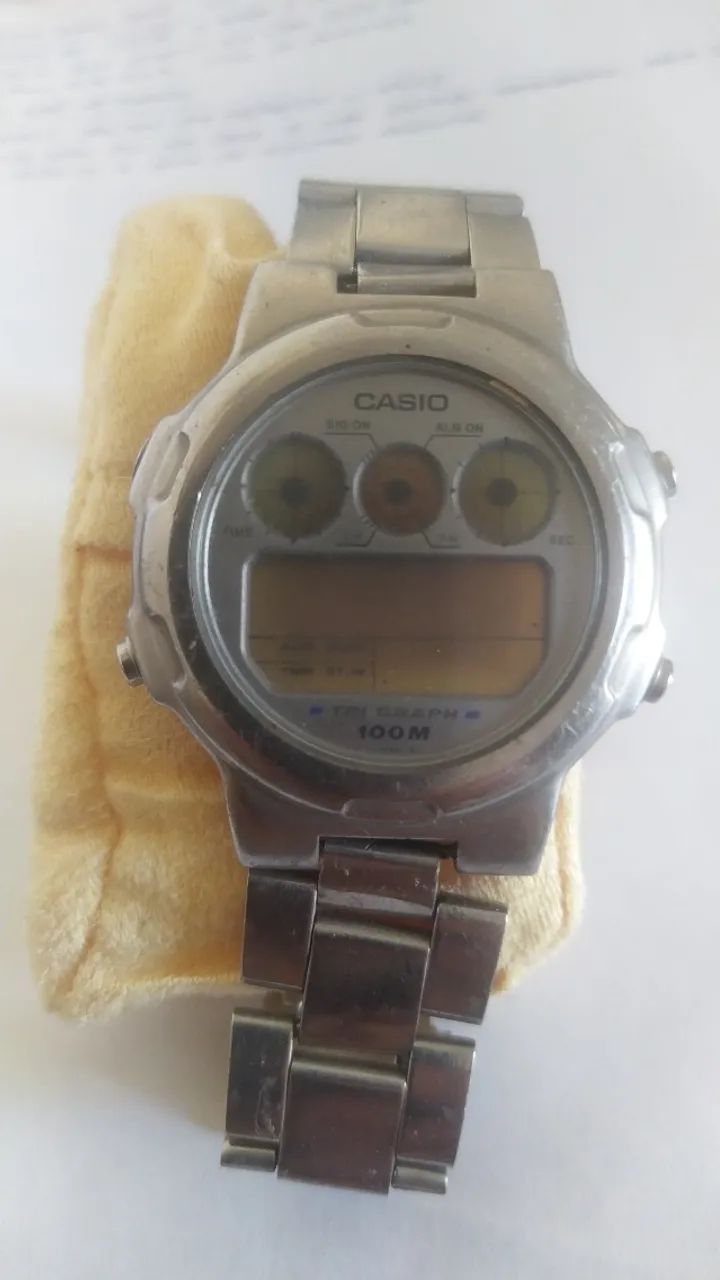 3 Relógios- Cássio Trigrph, Tecnnos Submariner e Timex SR927 - Foto 3