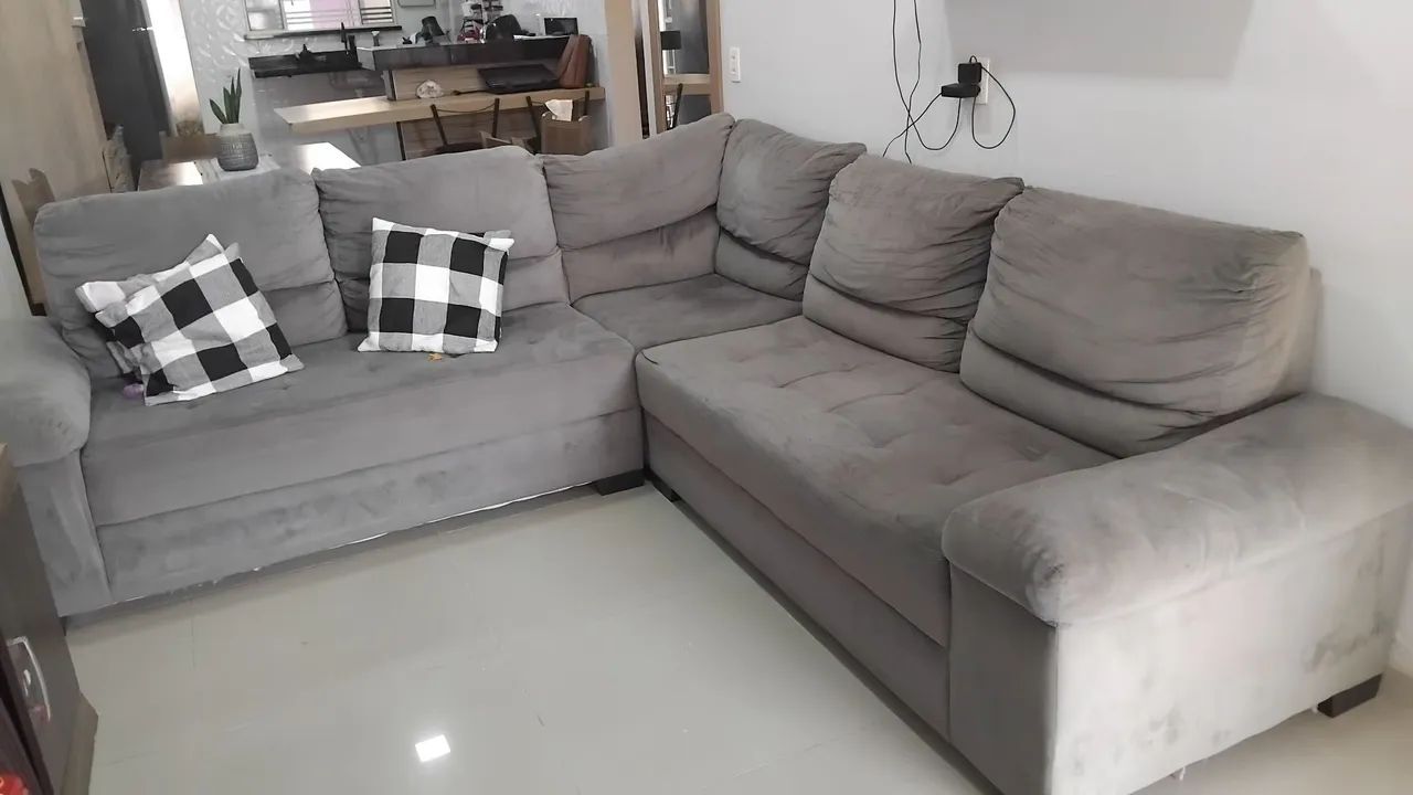 Sofá em "L" faço entrega!