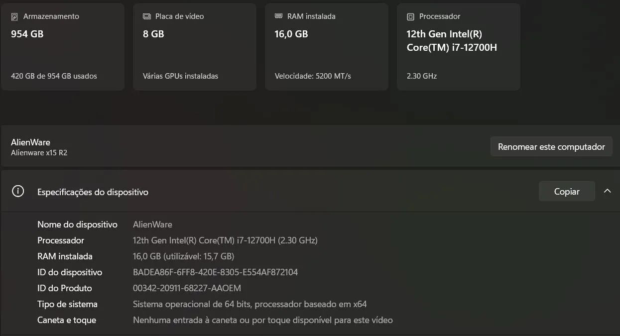 Alienware i7  - Foto 2