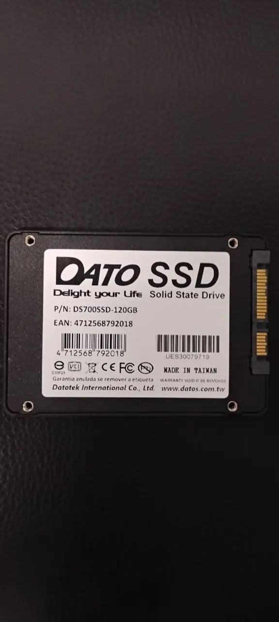 PROMOÇÃO!! VENDO SSD DATO ULTIMATE 120GB R$80,00 (NEGOCIÁVEIS) COM GARANTIA! - Foto 2