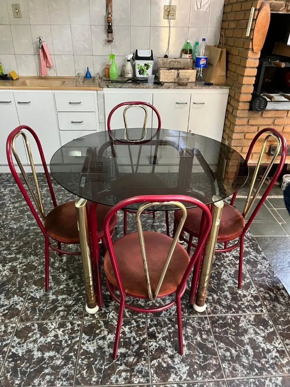 Mesa de jantar redonda