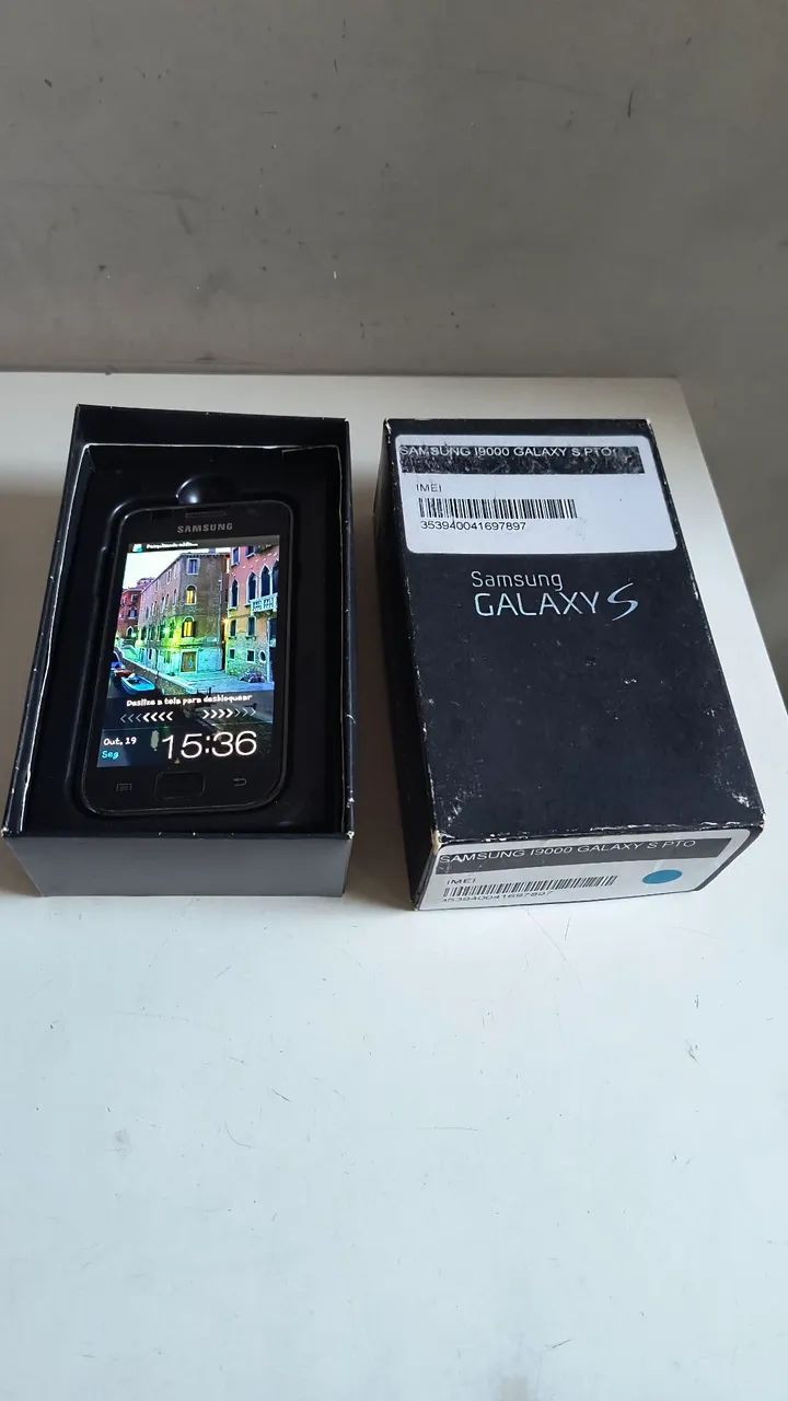 Relíquia Celular Samsung Galaxy S Perfeito estado de uso