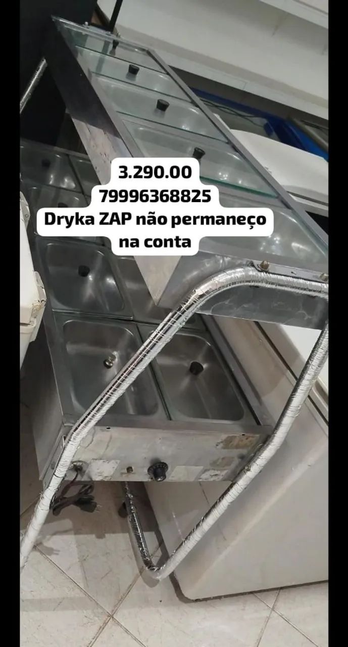 Self service banho Maria top.
