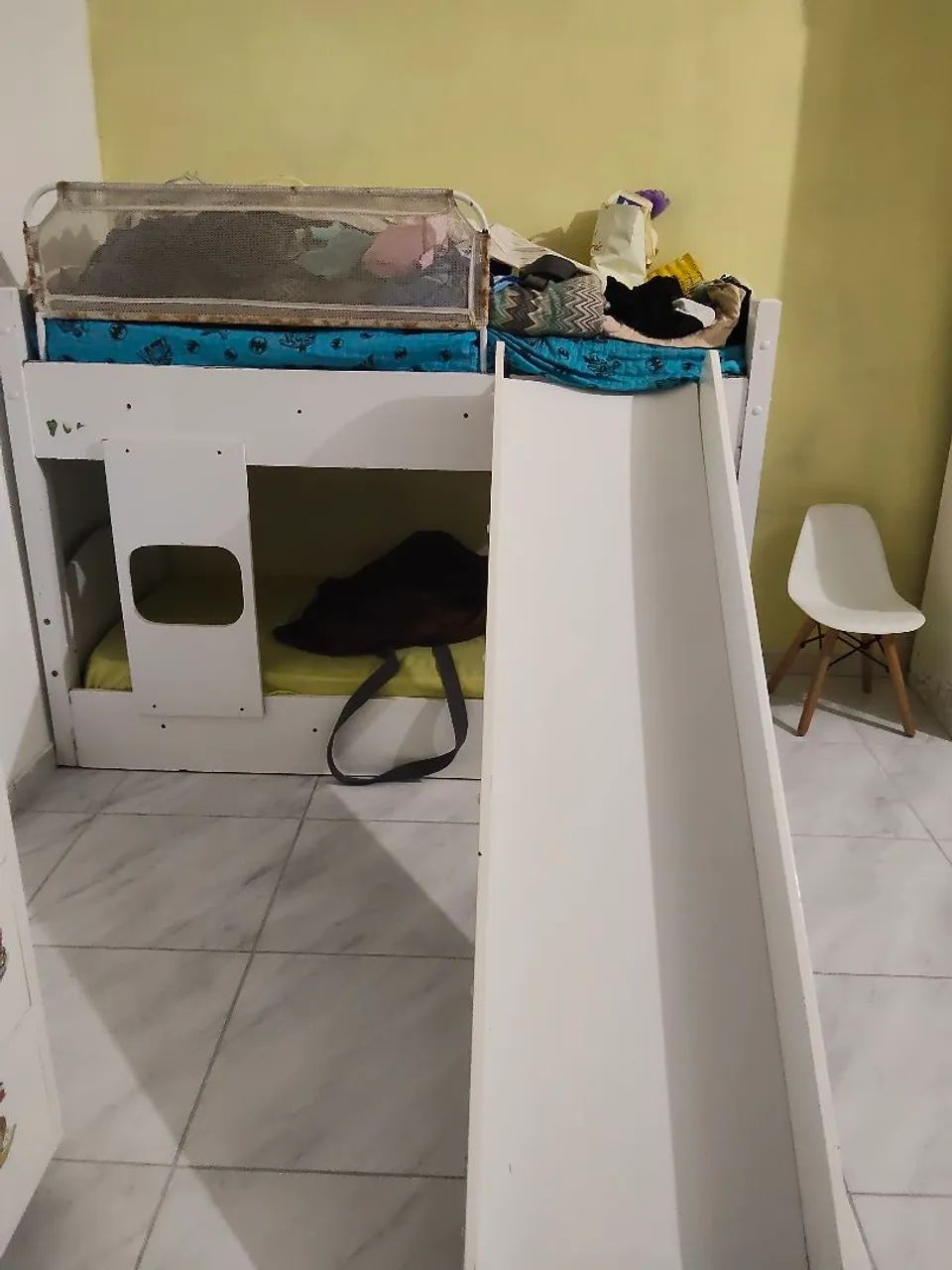 Beliche infantil com escorregador  - Foto 2