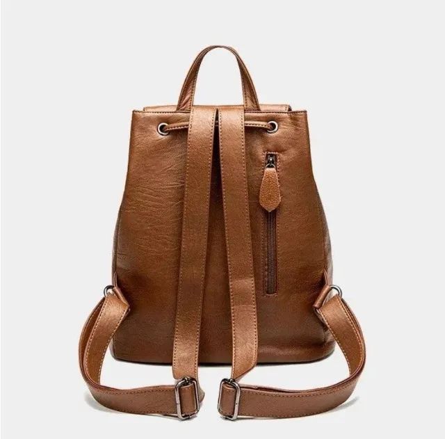 Bolsa de Couro Marrom - Foto 3