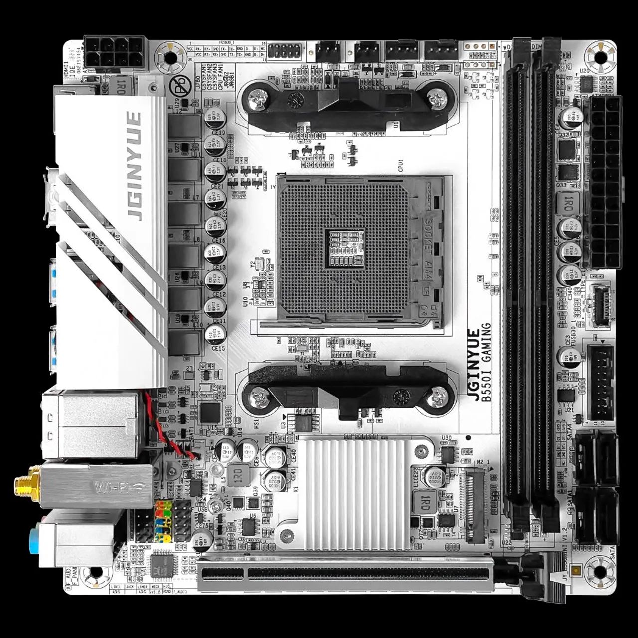 Kit mini-itx: B550i jginyue + Ryzen 7 3700x + 32GB RAM (2x16