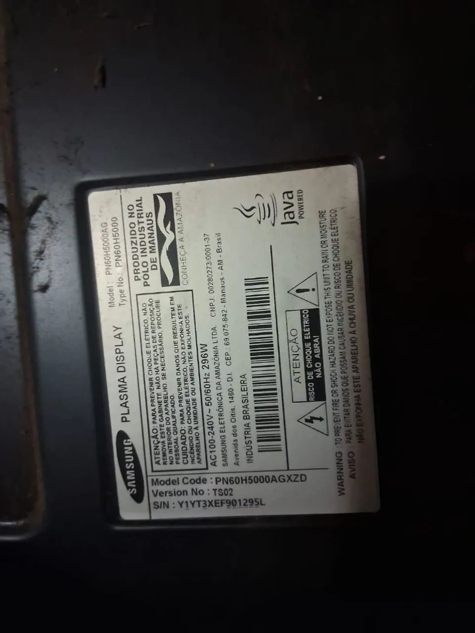 TV plasma 60' Samsung  - Foto 2