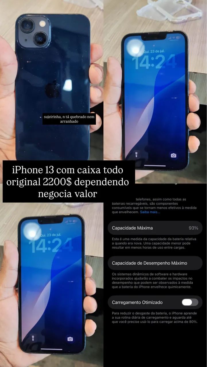 iPhone 13 seminovo original 