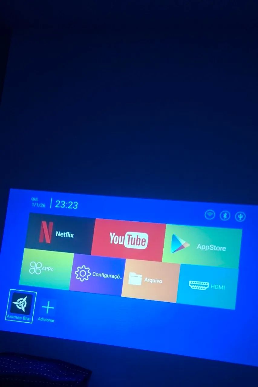 Projetor HY320 Portátil - Wi-Fi, Bluetooth, Smart - Foto 4