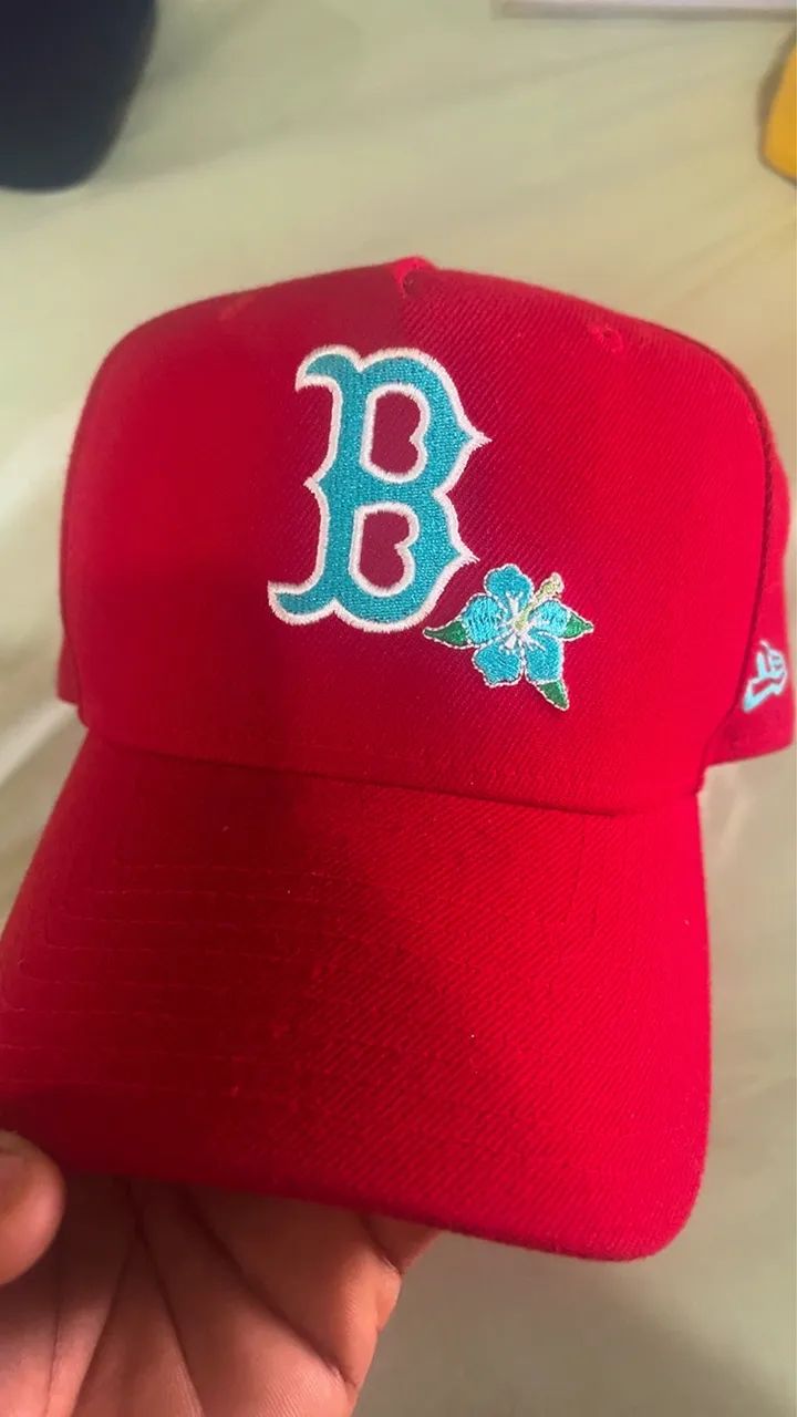 Este boné é o New Era 940 A-Frame Boston Red Sox Rooted Nature - Foto 5
