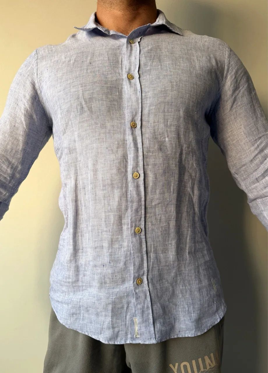 Camisa de linho Pineapple, tamanho 4 - Foto 5