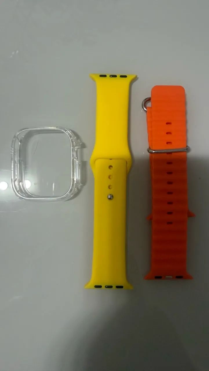 Smartwatch Microwear Ultra AI 3 - Com câmera, chip, caixa e 3 pulseiras - Foto 3