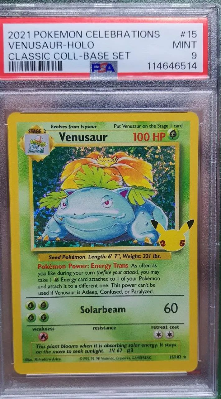Venusaur e Blastoise de Celebrações PSA 9 - Foto 2