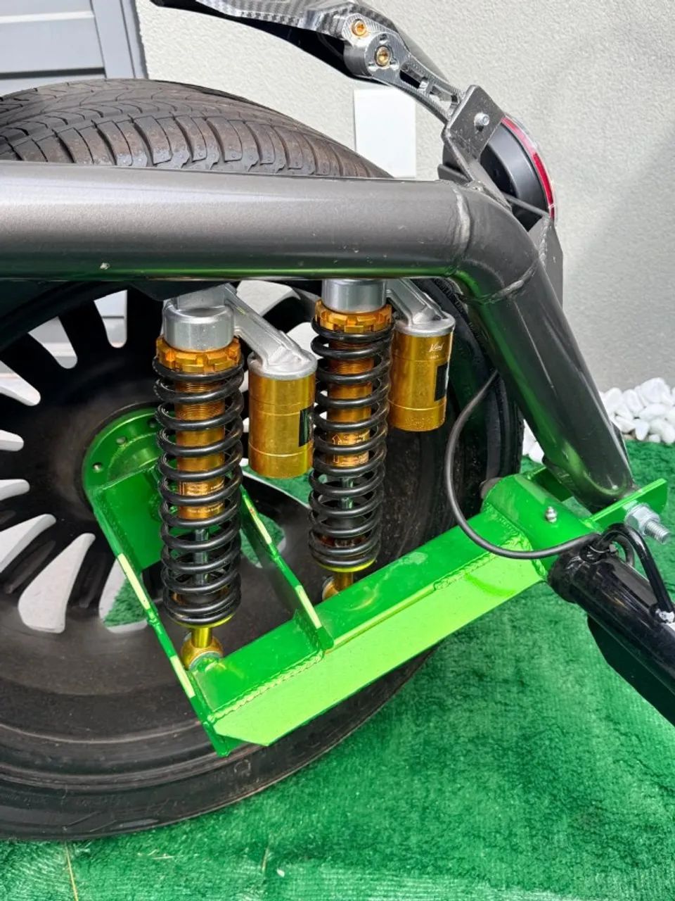 Carretinha basculante TOP!!! (reboque) para moto - Foto 8