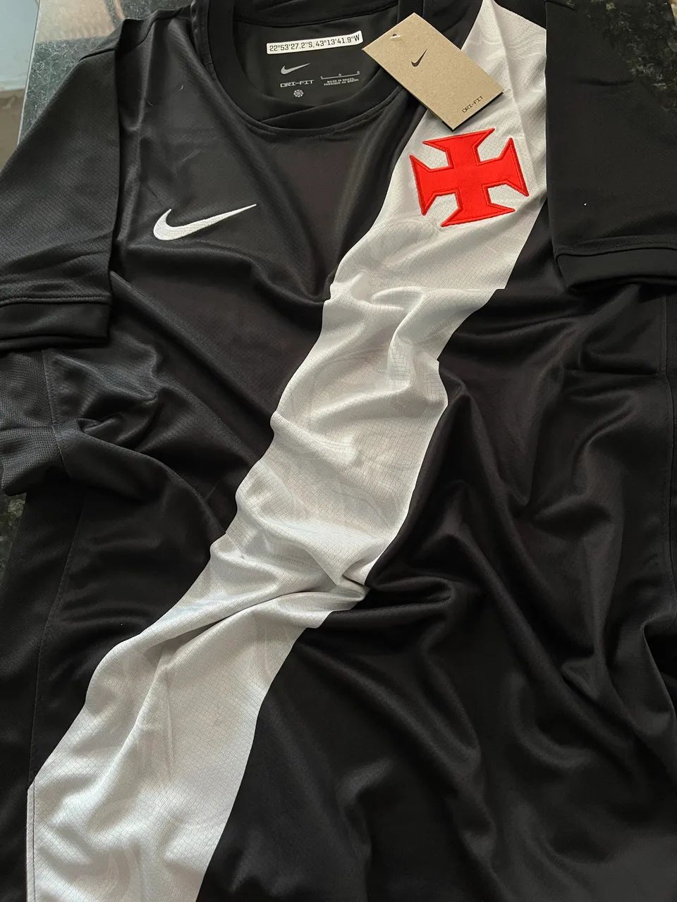 Camisa Do Vasco Nike Preta - Foto 2
