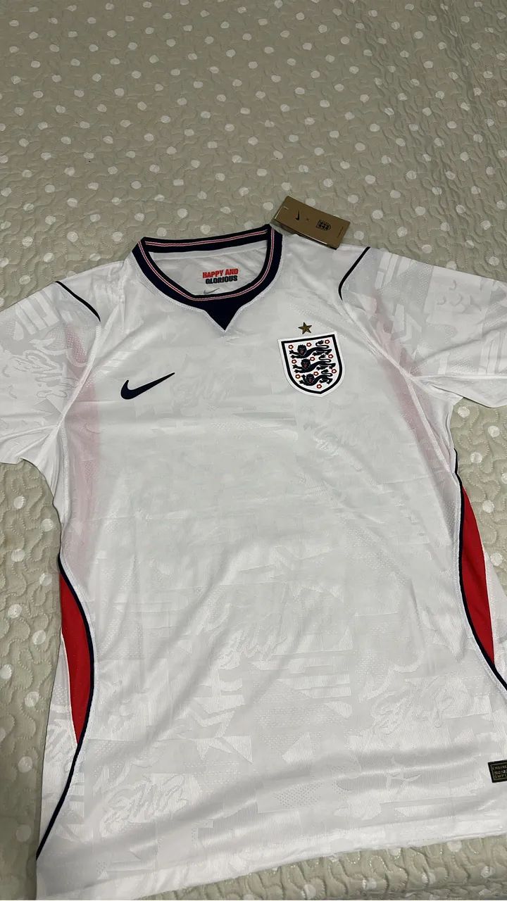 Camisa da Inglaterra jogador 