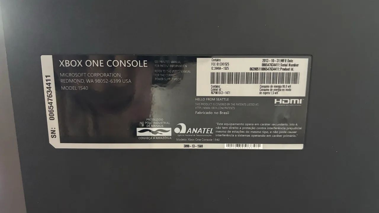 Microsoft XBOX One 500gb Standard Cor Preto - Foto 5