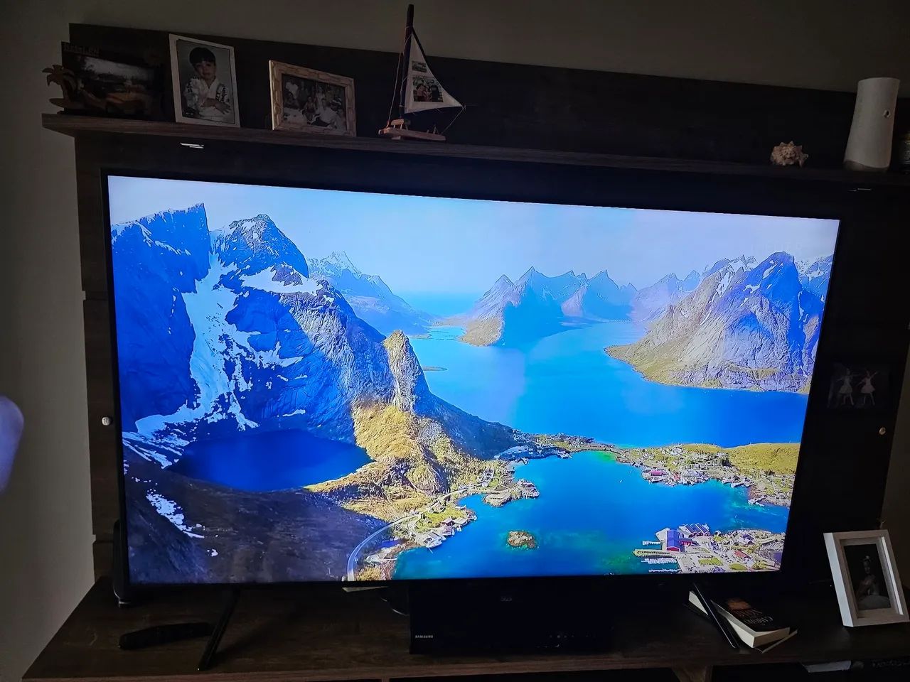 Smart TV Samsung 58? 4K UHD RU7100 - Funcionando - Foto 4